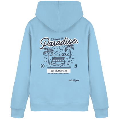 0211 Summer Club - Welcome to Paradise - Organic Basic Hoodie