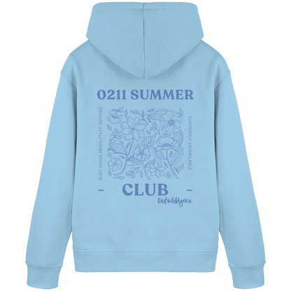 0211 Summer Club - Botanical Drift - Organic Basic Hoodie