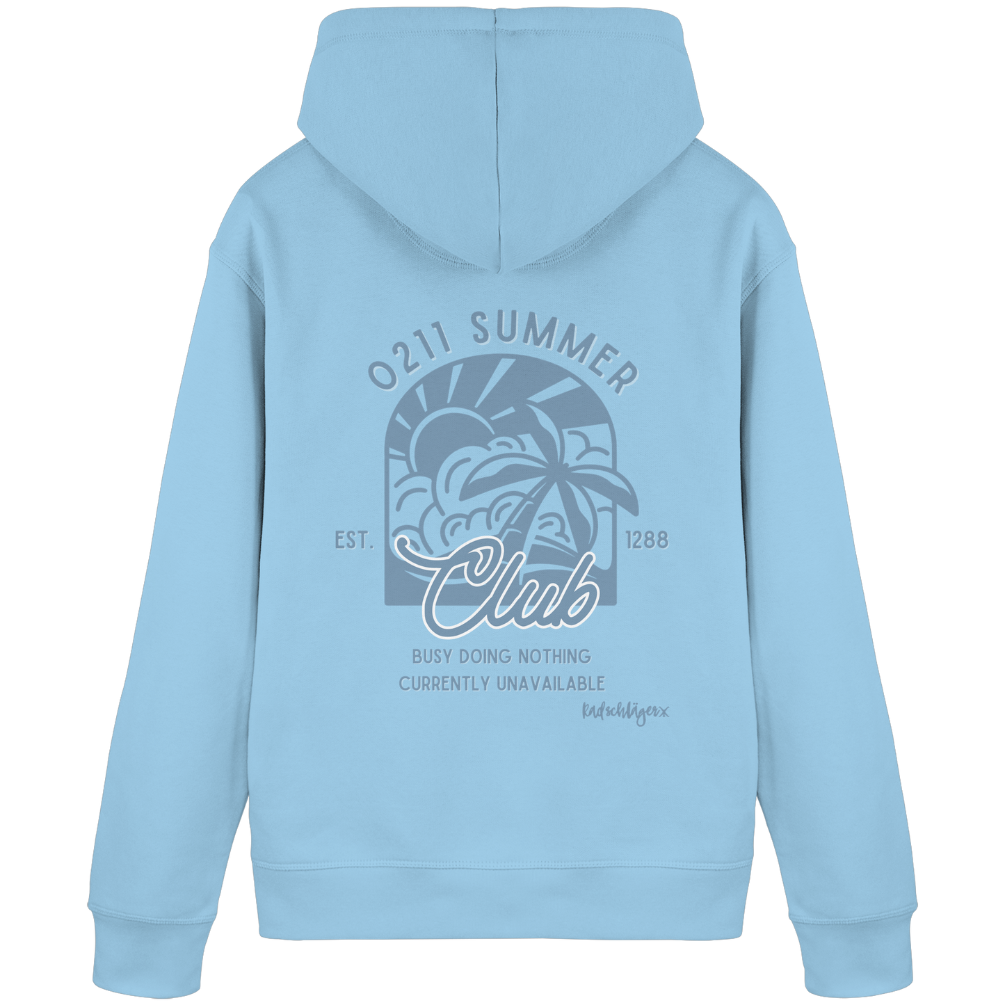 0211 Summer Club - Sunset Routine - Organic Basic Hoodie