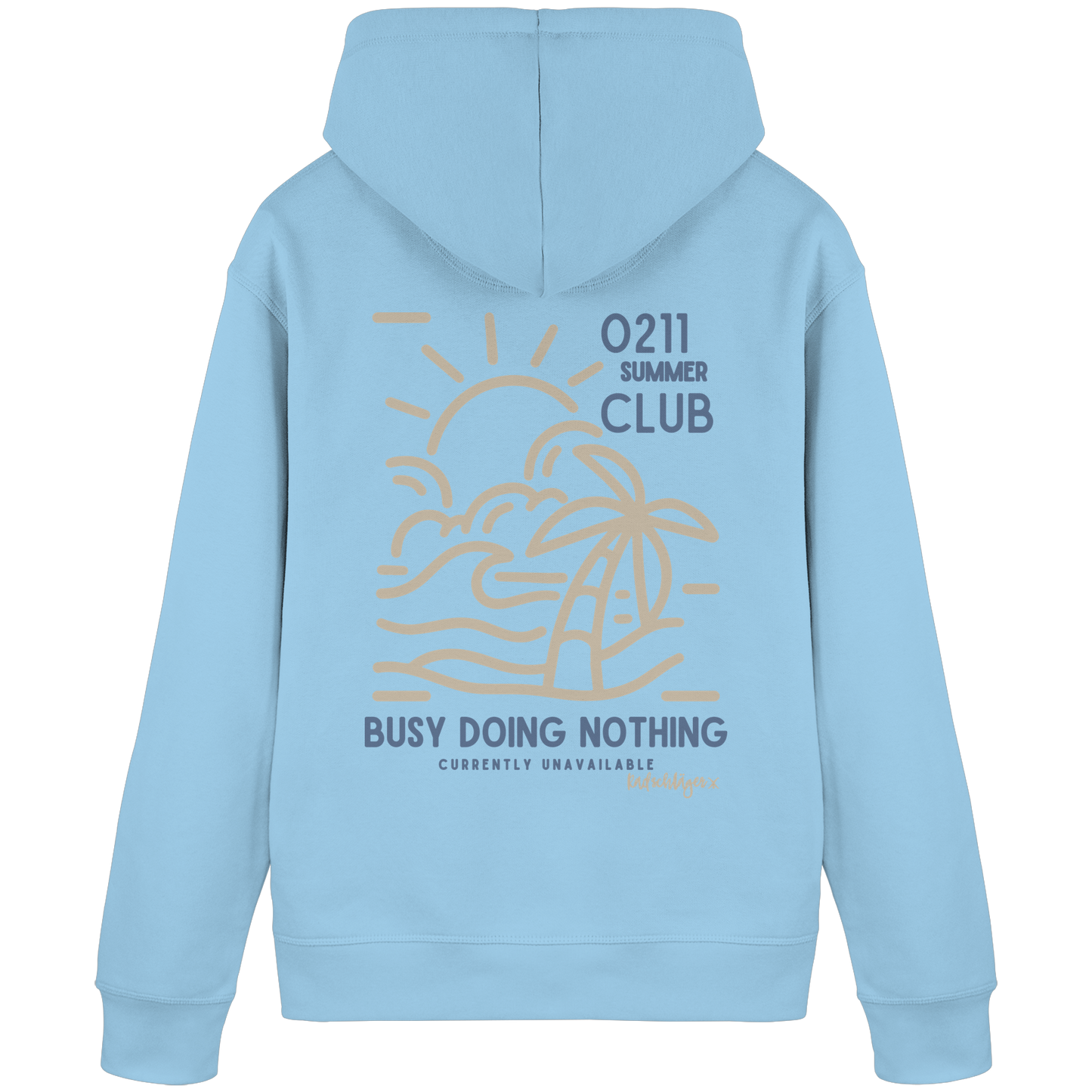 0211 Summer Club - Out of Office - Organic Basic Hoodie