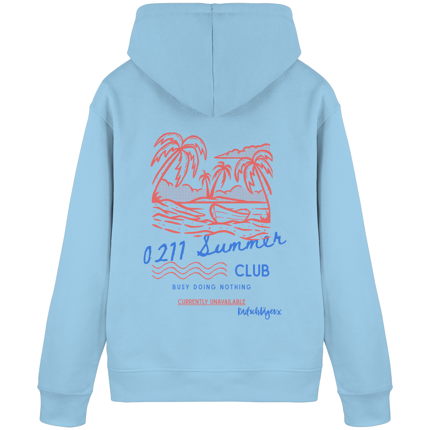 0211 Summer Club - Island State of Mind - Organic Basic Hoodie