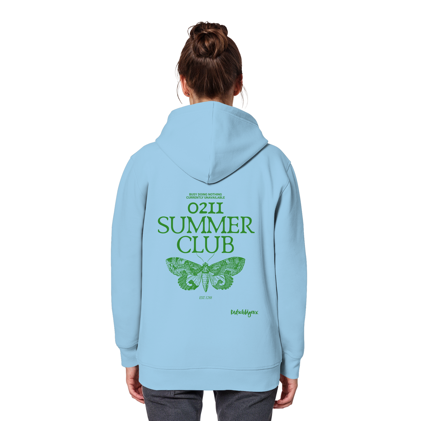 0211 Summer Club - Green Escape - Organic Basic Hoodie