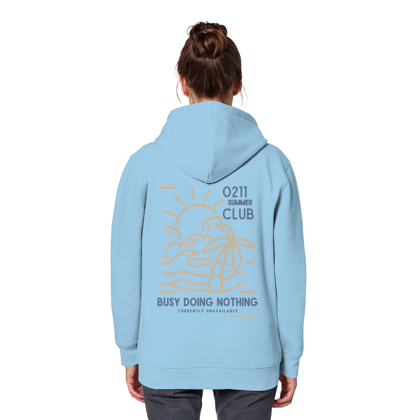 0211 Summer Club - Out of Office - Organic Basic Hoodie