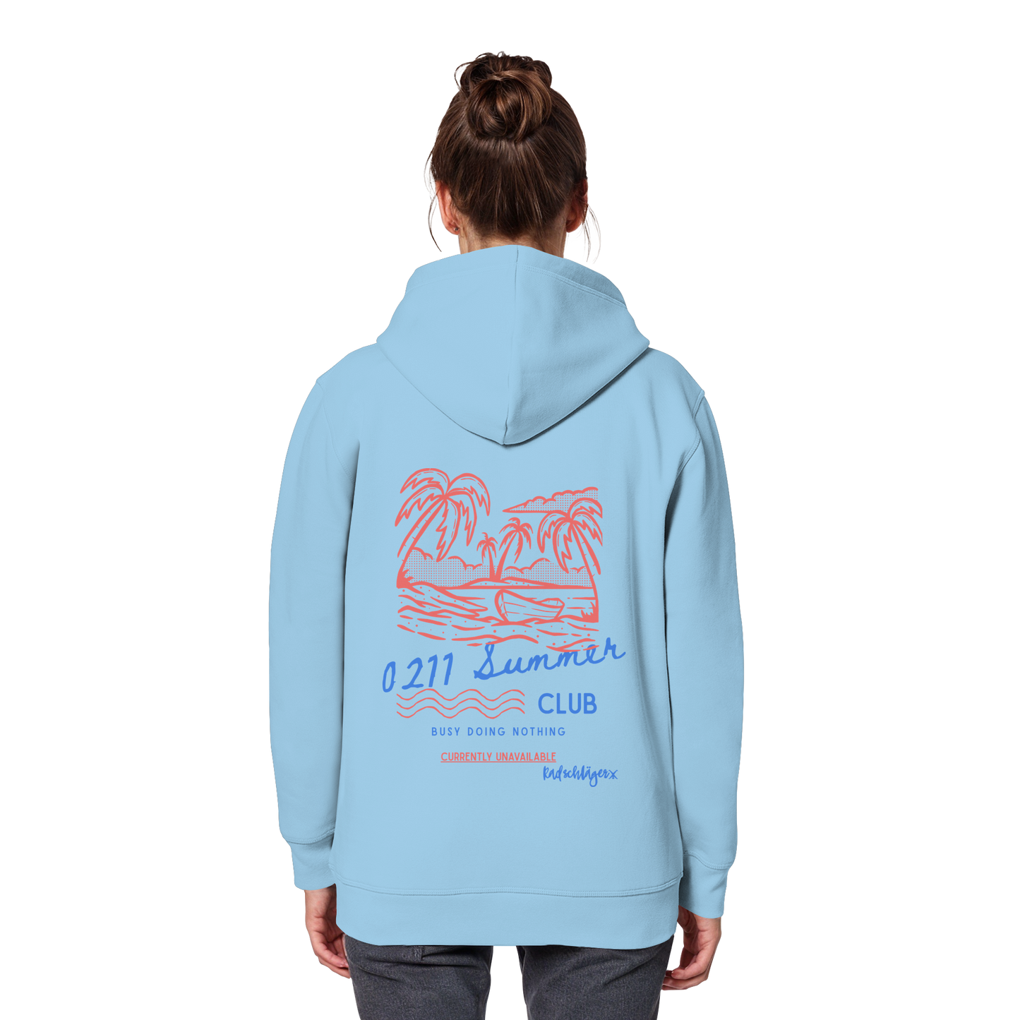 0211 Summer Club - Island State of Mind - Organic Basic Hoodie
