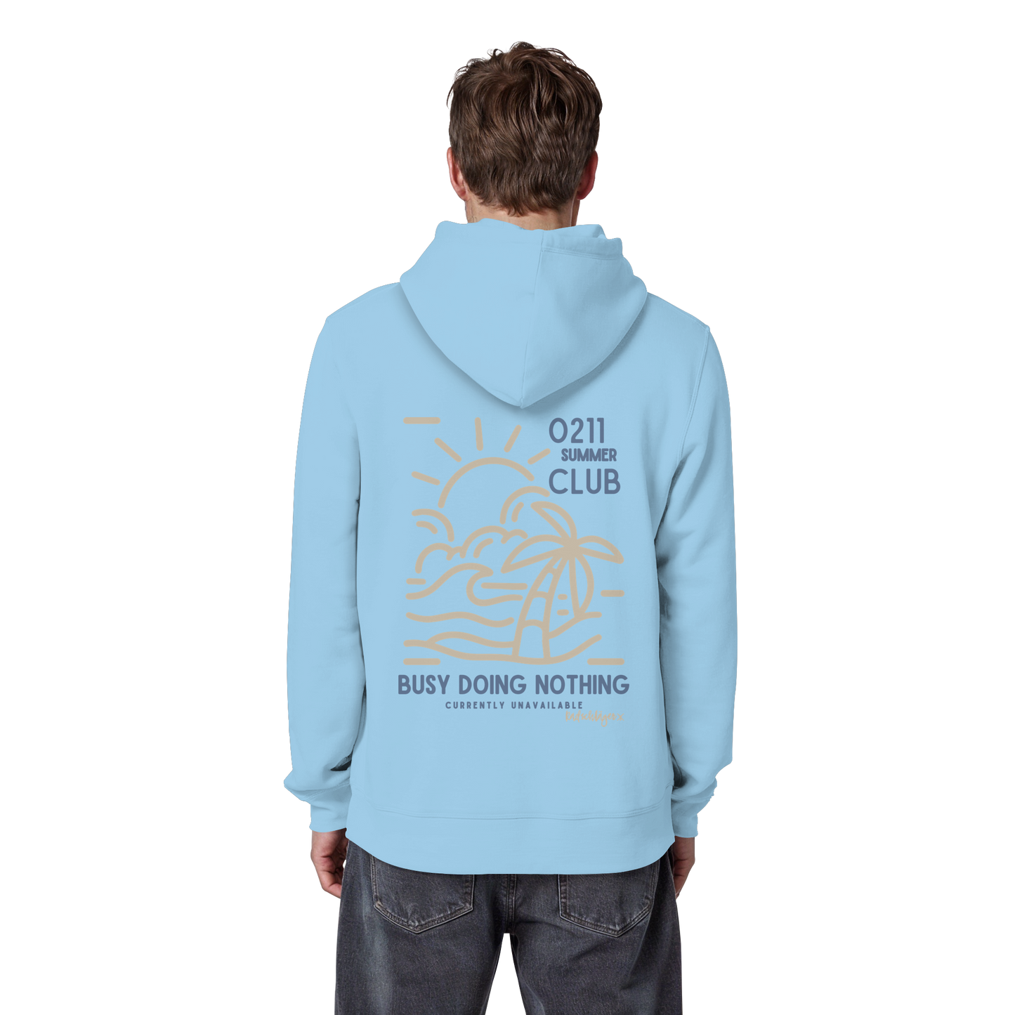 0211 Summer Club - Out of Office - Organic Basic Hoodie