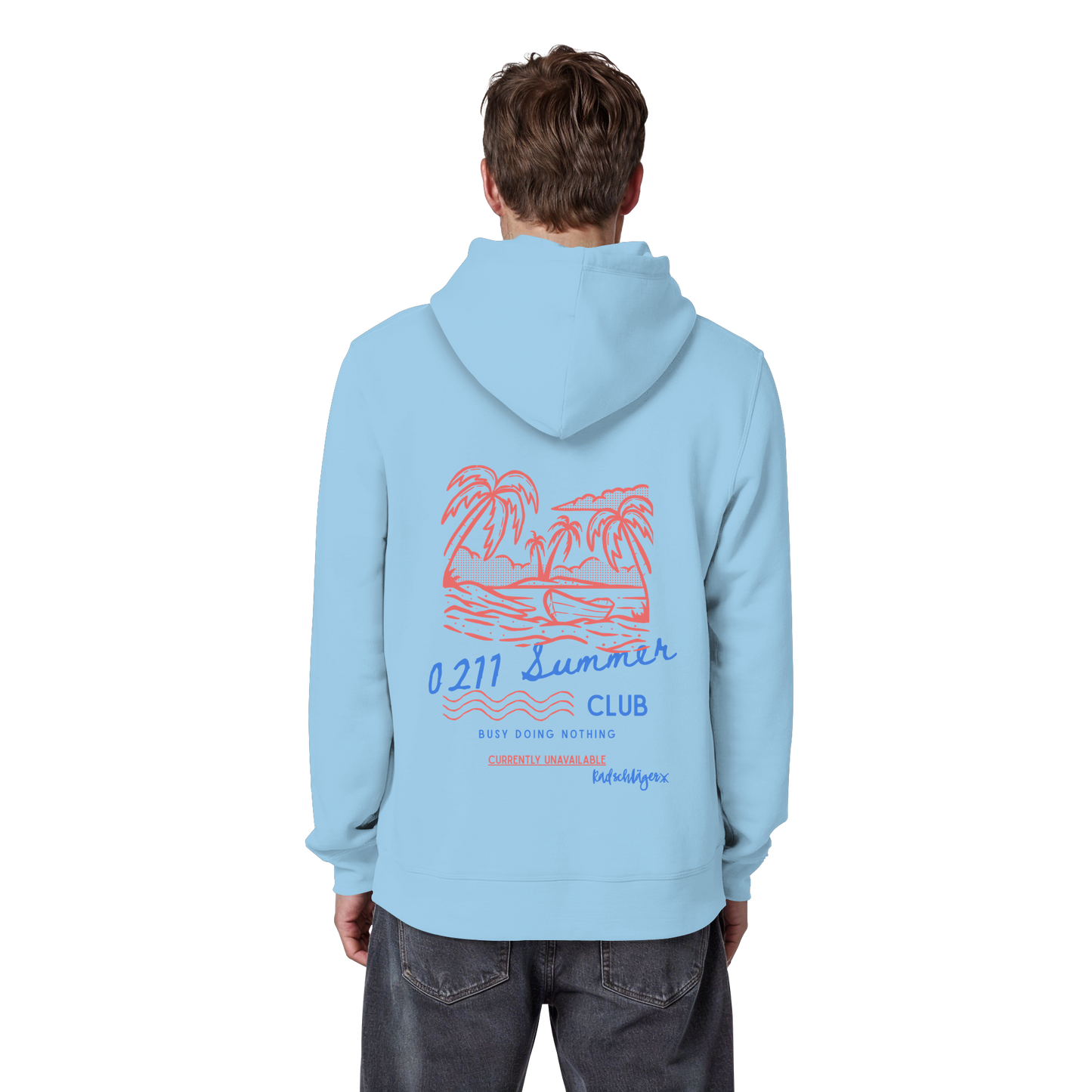 0211 Summer Club - Island State of Mind - Organic Basic Hoodie