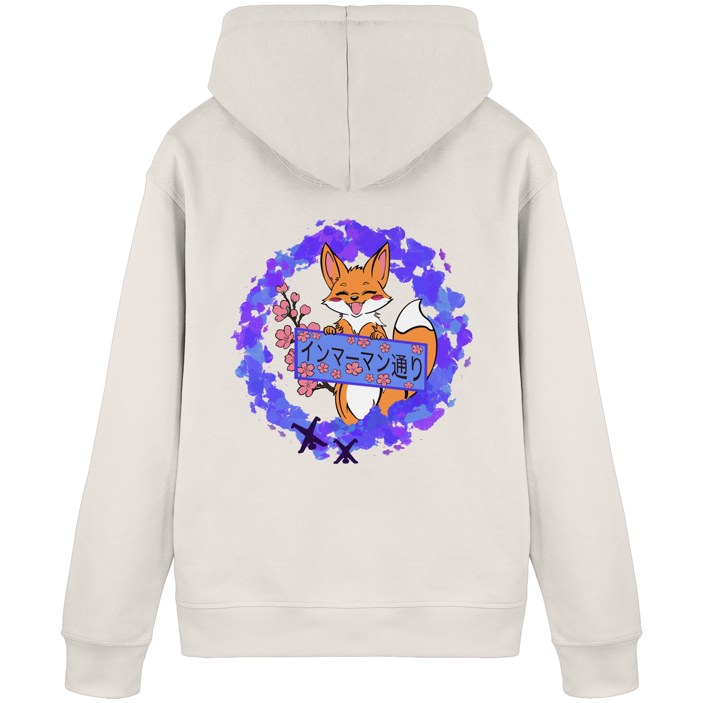 Japan - Fox  - Organic Basic Hoodie