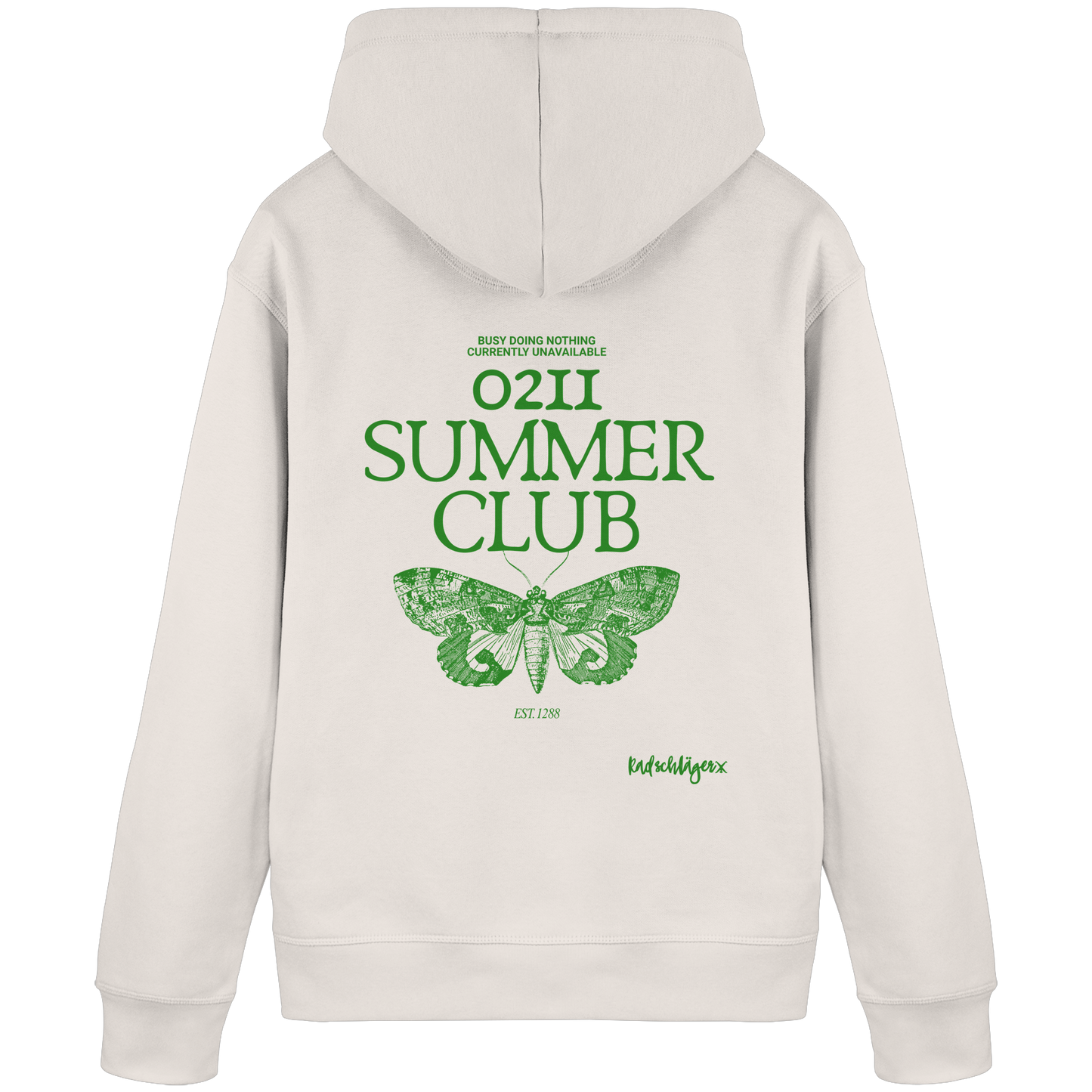 0211 Summer Club - Green Escape - Organic Basic Hoodie