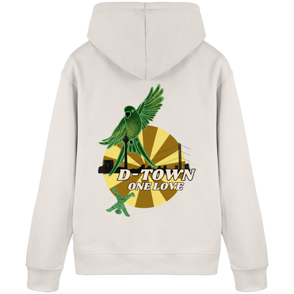 Rising Bird - Green - Organic Basic Hoodie
