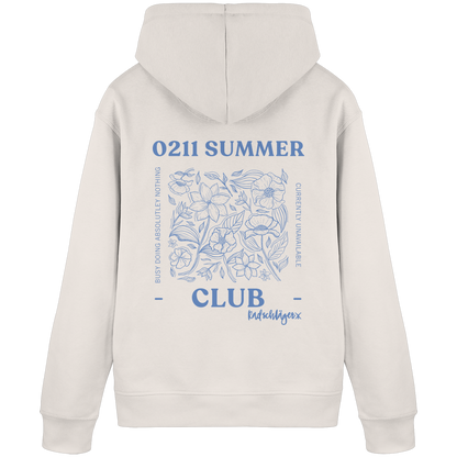 0211 Summer Club - Botanical Drift - Organic Basic Hoodie