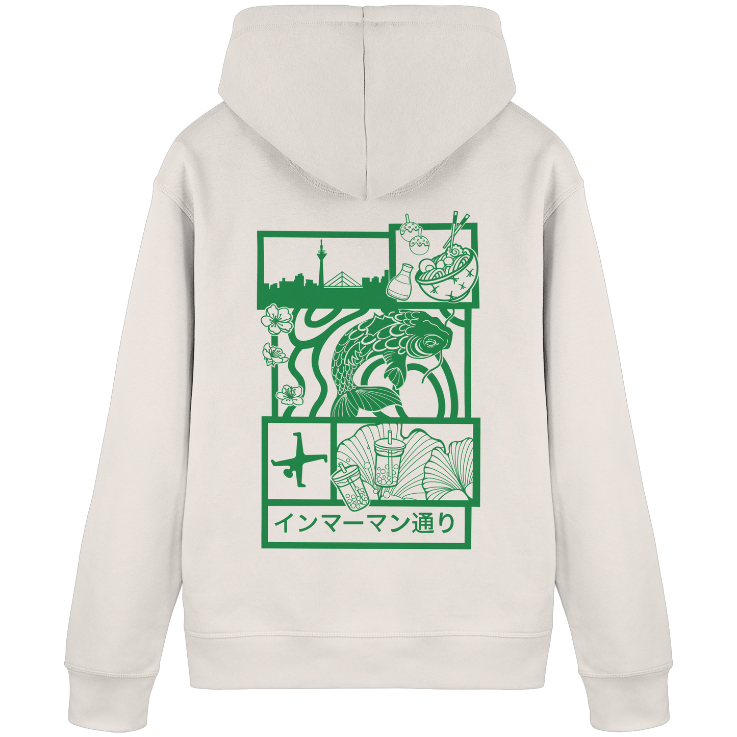 Immermann Vibes - Verte - Organic Basic Hoodie