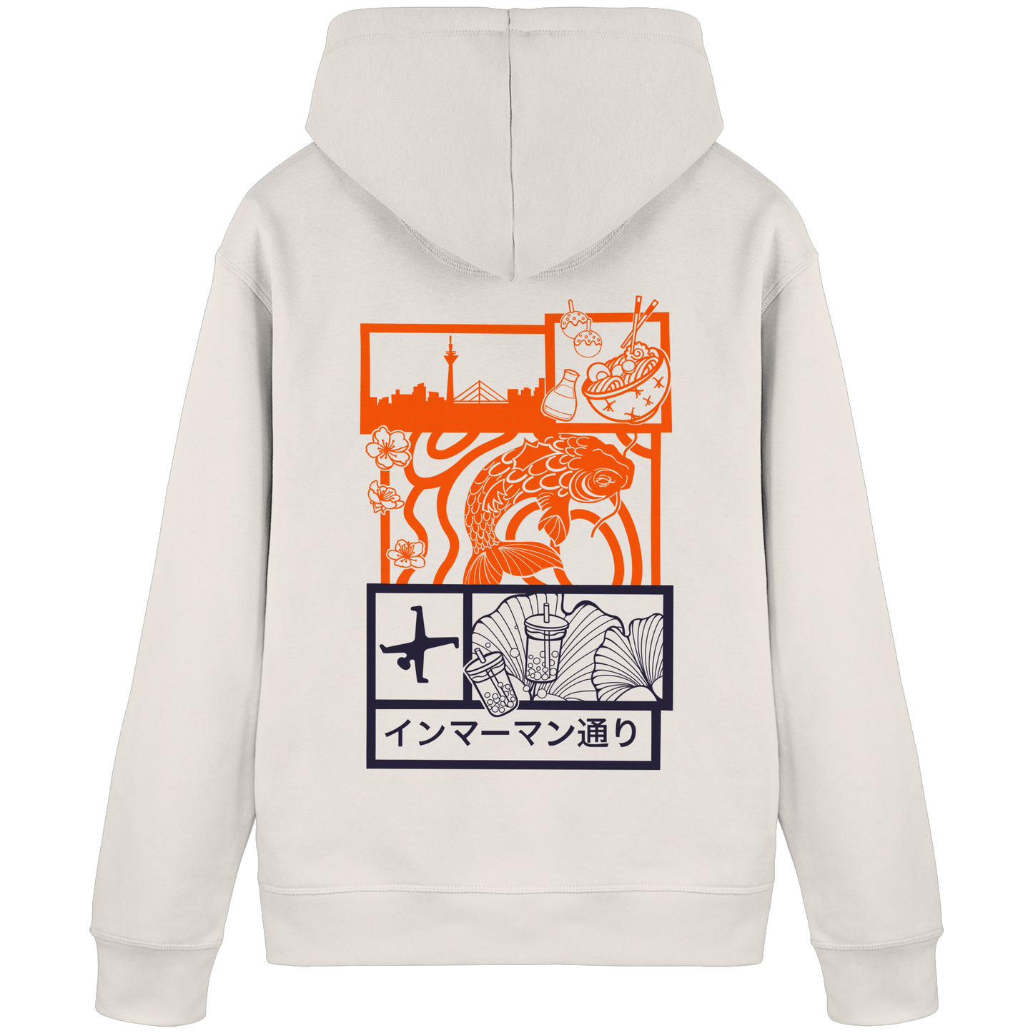 Immermann Vibes - Orange - Organic Basic Hoodie
