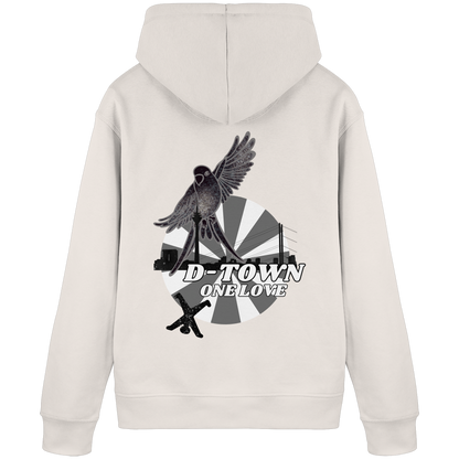 Rising Bird - Monochrome - Organic Basic Hoodie