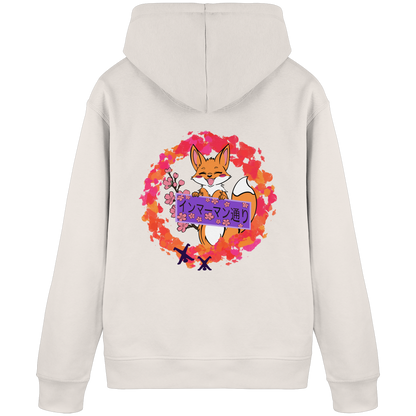 Japan - Fox - Red - Organic Basic Hoodie