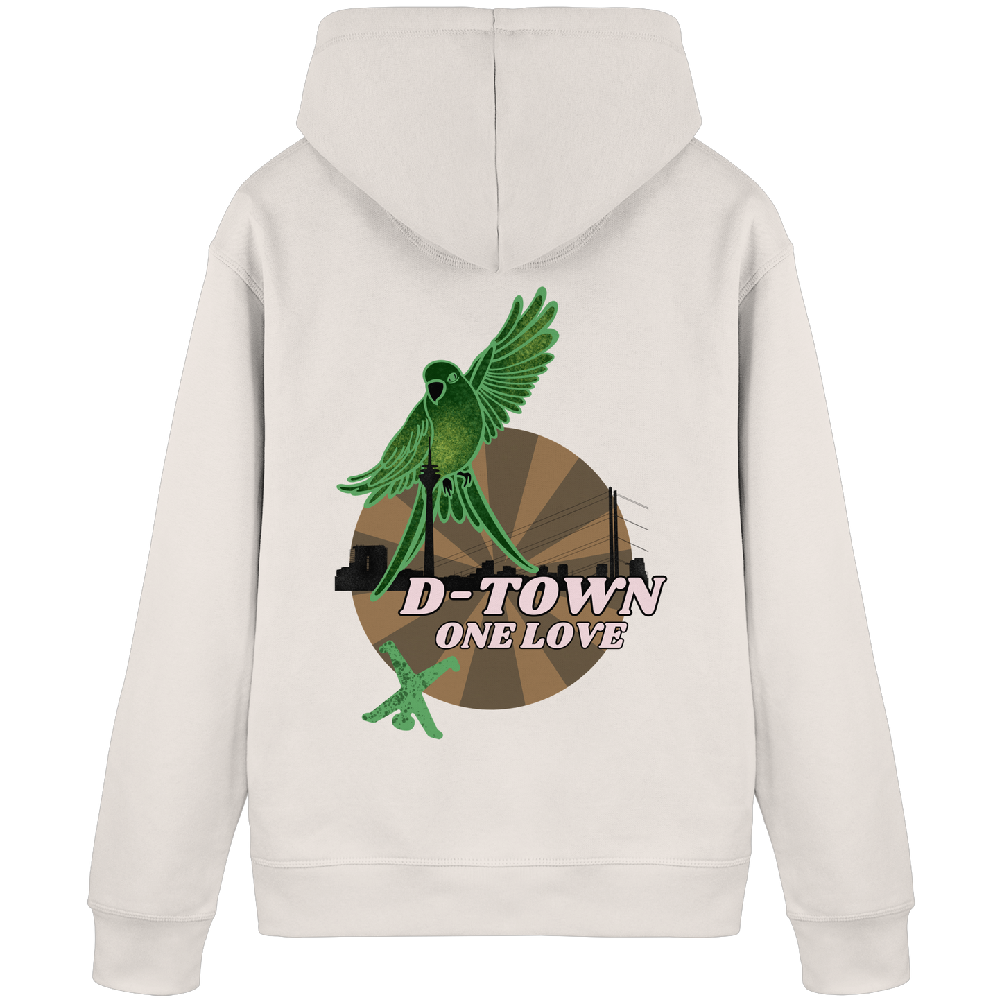 Rising Bird - Maron - Organic Basic Hoodie