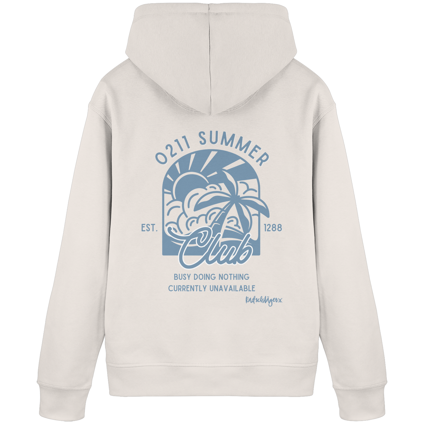 0211 Summer Club - Sunset Routine - Organic Basic Hoodie