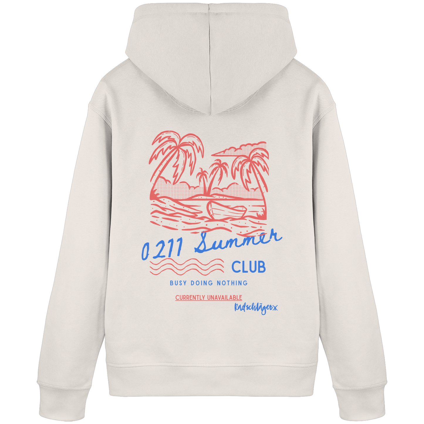 0211 Summer Club - Island State of Mind - Organic Basic Hoodie
