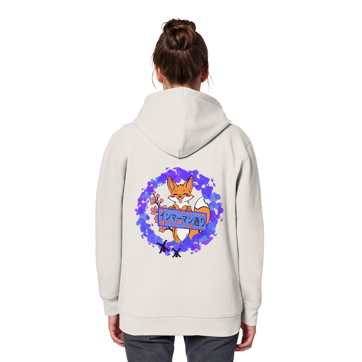 Japan - Fox  - Organic Basic Hoodie