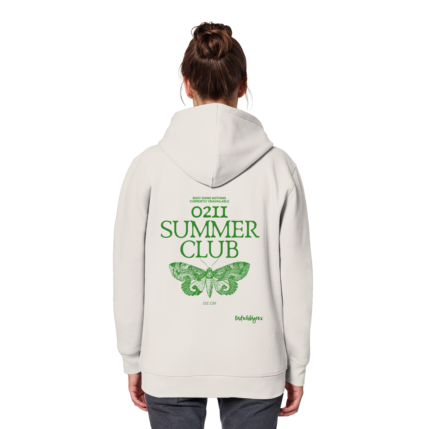 0211 Summer Club - Green Escape - Organic Basic Hoodie