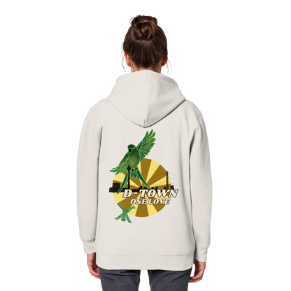 Rising Bird - Green - Organic Basic Hoodie
