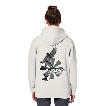 Rising Bird - Monochrome - Organic Basic Hoodie