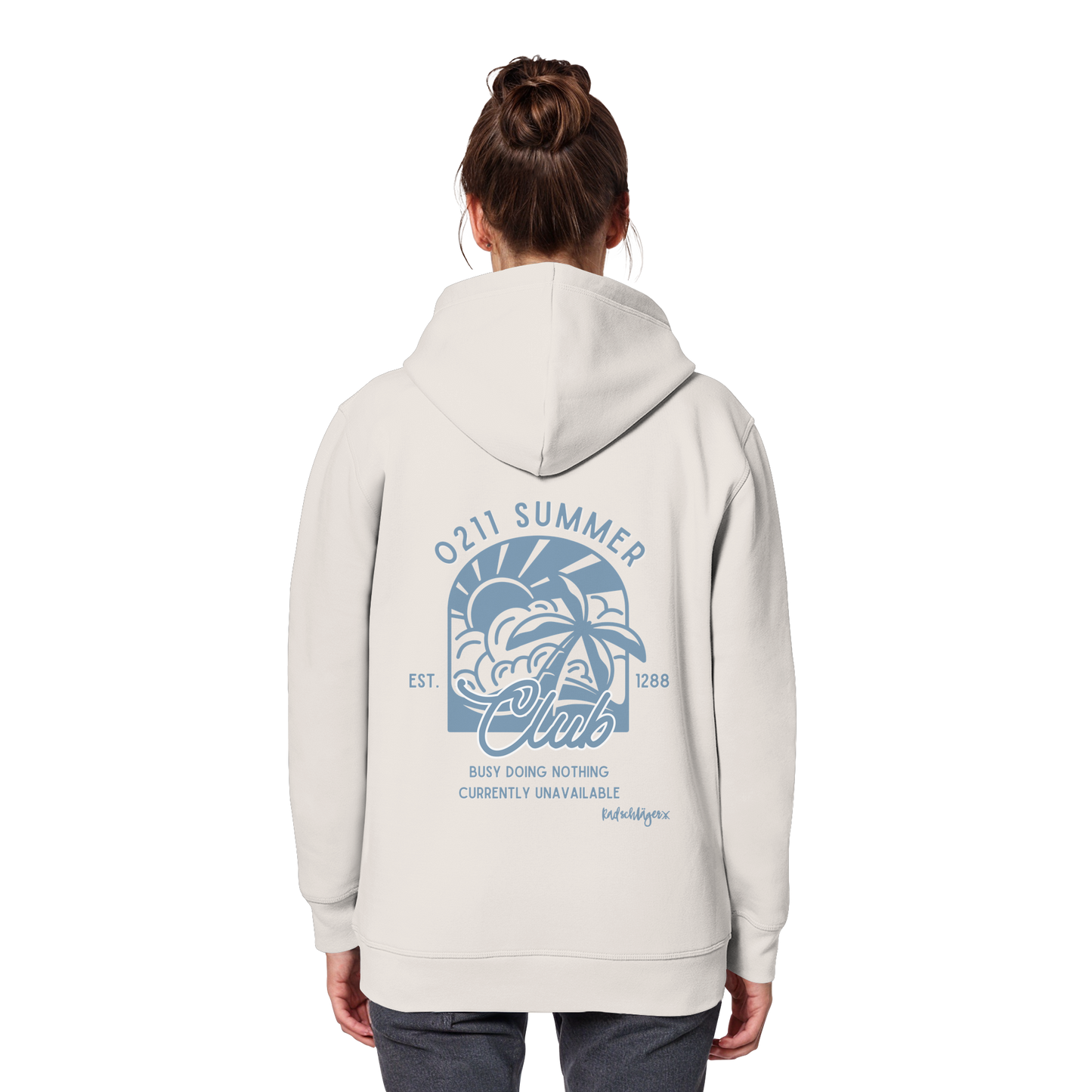 0211 Summer Club - Sunset Routine - Organic Basic Hoodie