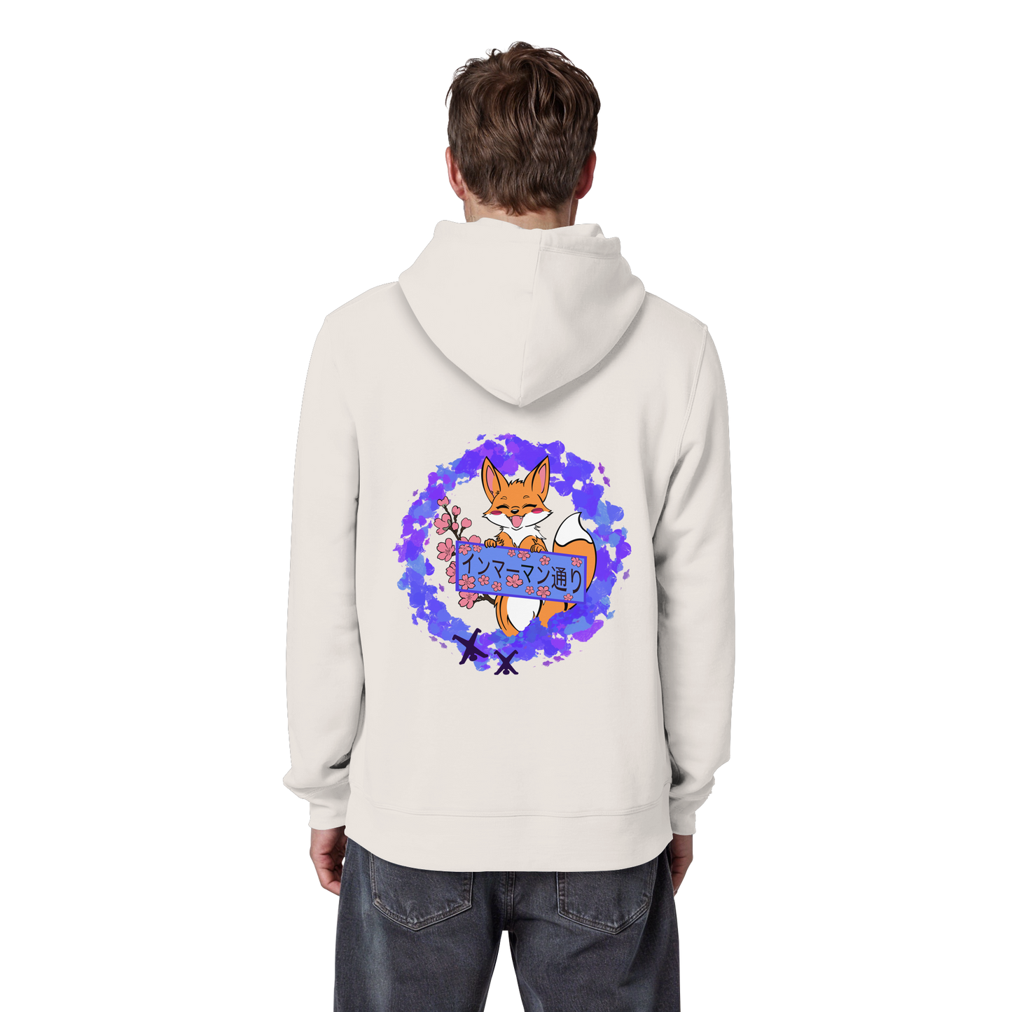 Japan - Fox  - Organic Basic Hoodie