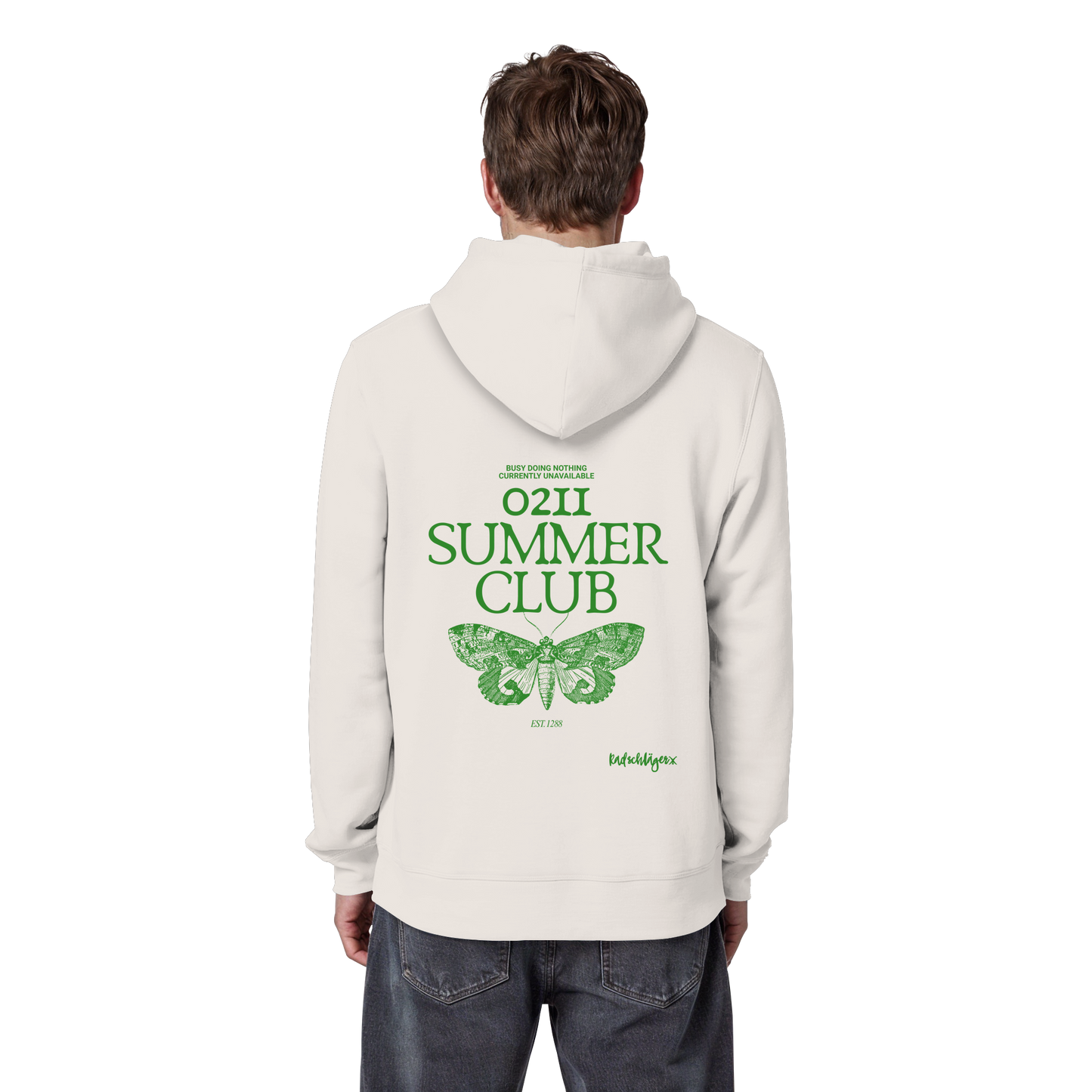0211 Summer Club - Green Escape - Organic Basic Hoodie