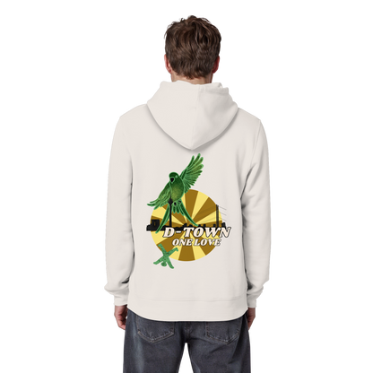 Rising Bird - Green - Organic Basic Hoodie
