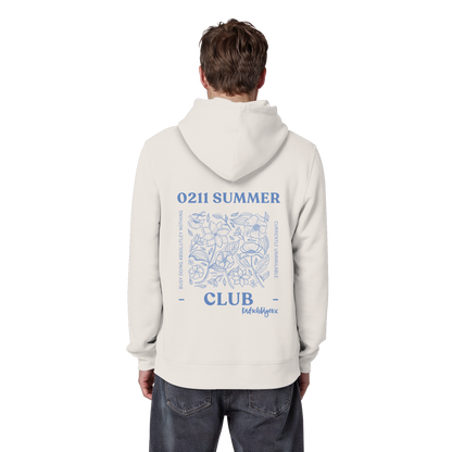 0211 Summer Club - Botanical Drift - Organic Basic Hoodie
