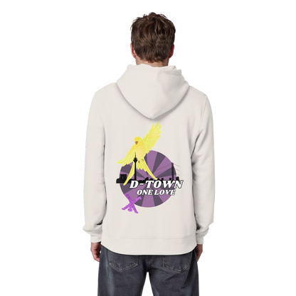 Rising Bird - Yellow - Organic Basic Hoodie