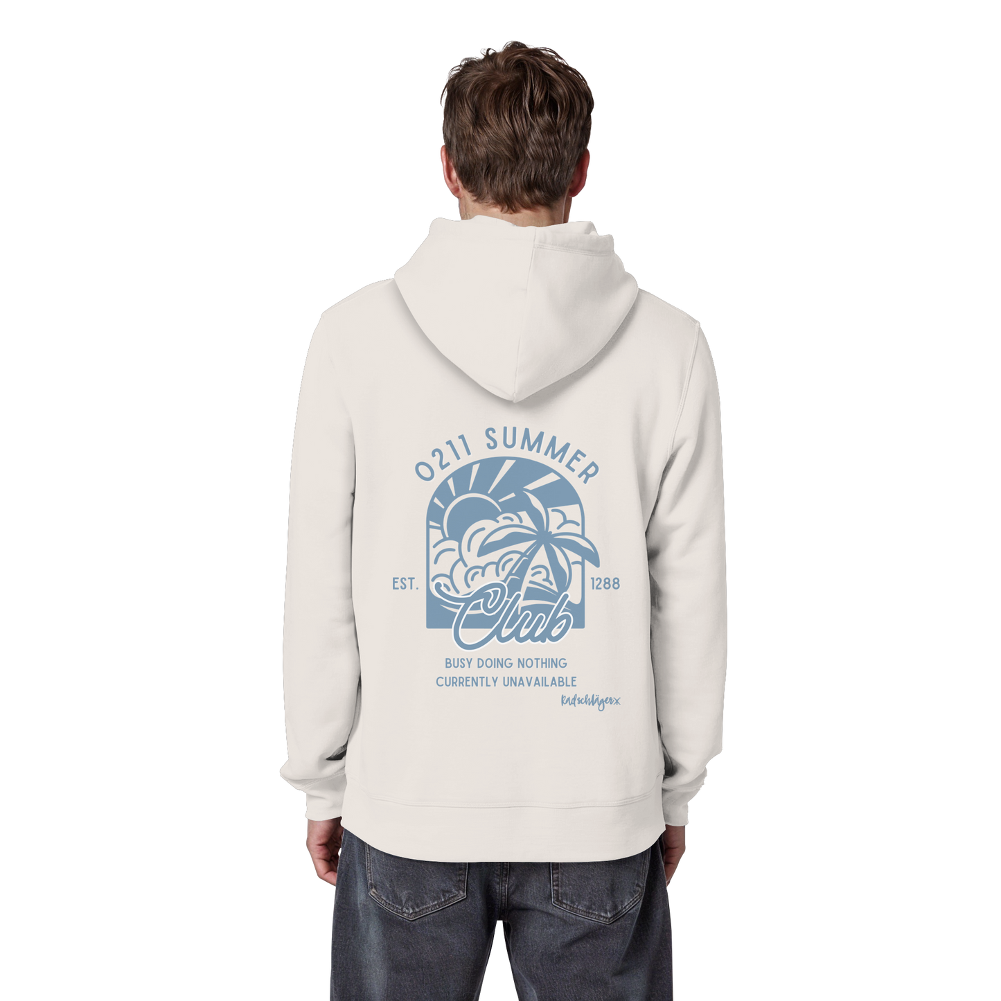 0211 Summer Club - Sunset Routine - Organic Basic Hoodie