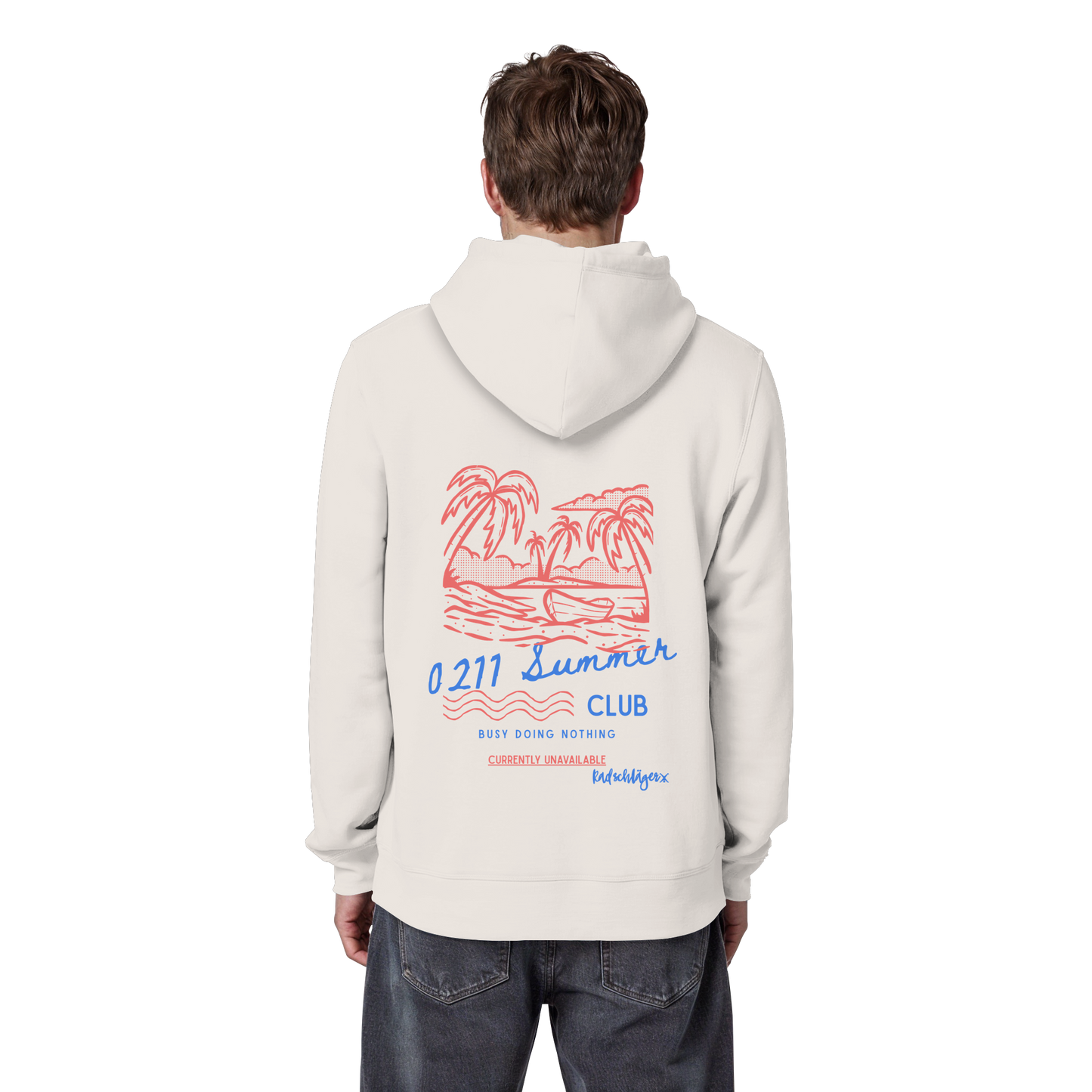 0211 Summer Club - Island State of Mind - Organic Basic Hoodie