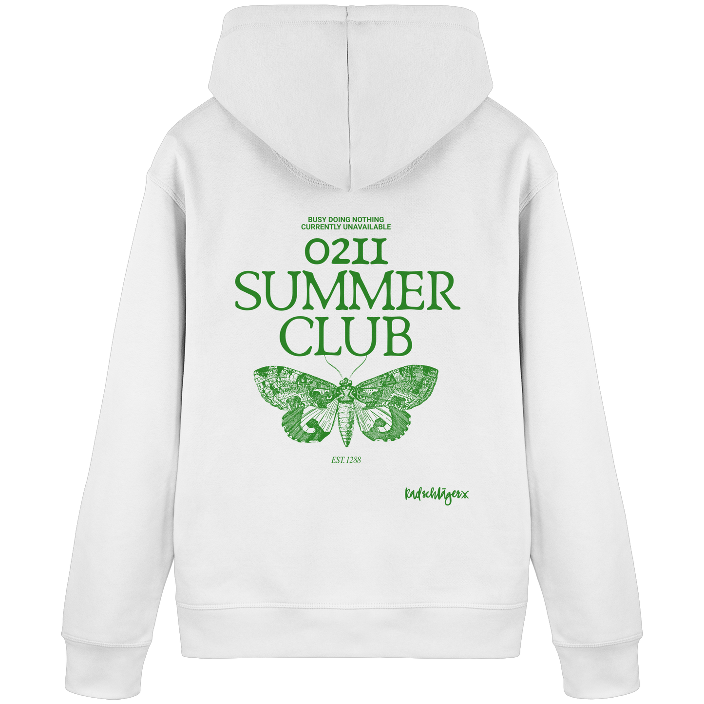 0211 Summer Club - Green Escape - Organic Basic Hoodie