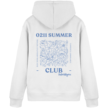 0211 Summer Club - Botanical Drift - Organic Basic Hoodie