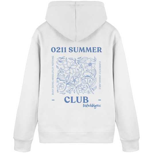 0211 Summer Club - Botanical Drift - Organic Basic Hoodie