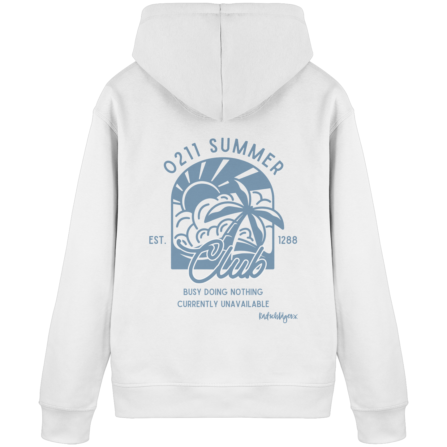 0211 Summer Club - Sunset Routine - Organic Basic Hoodie