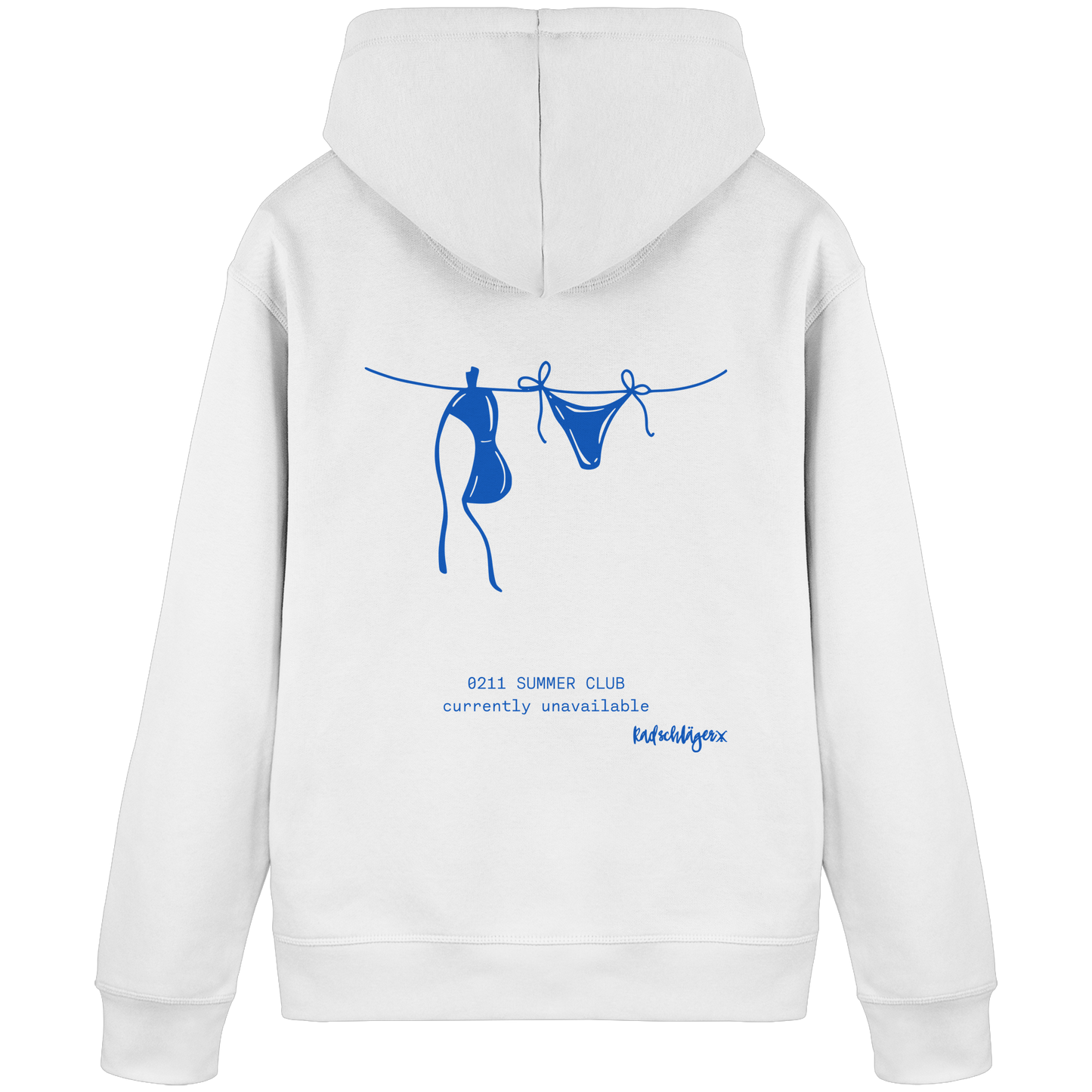 0211 Summer Club - Drying Off - Organic Basic Hoodie