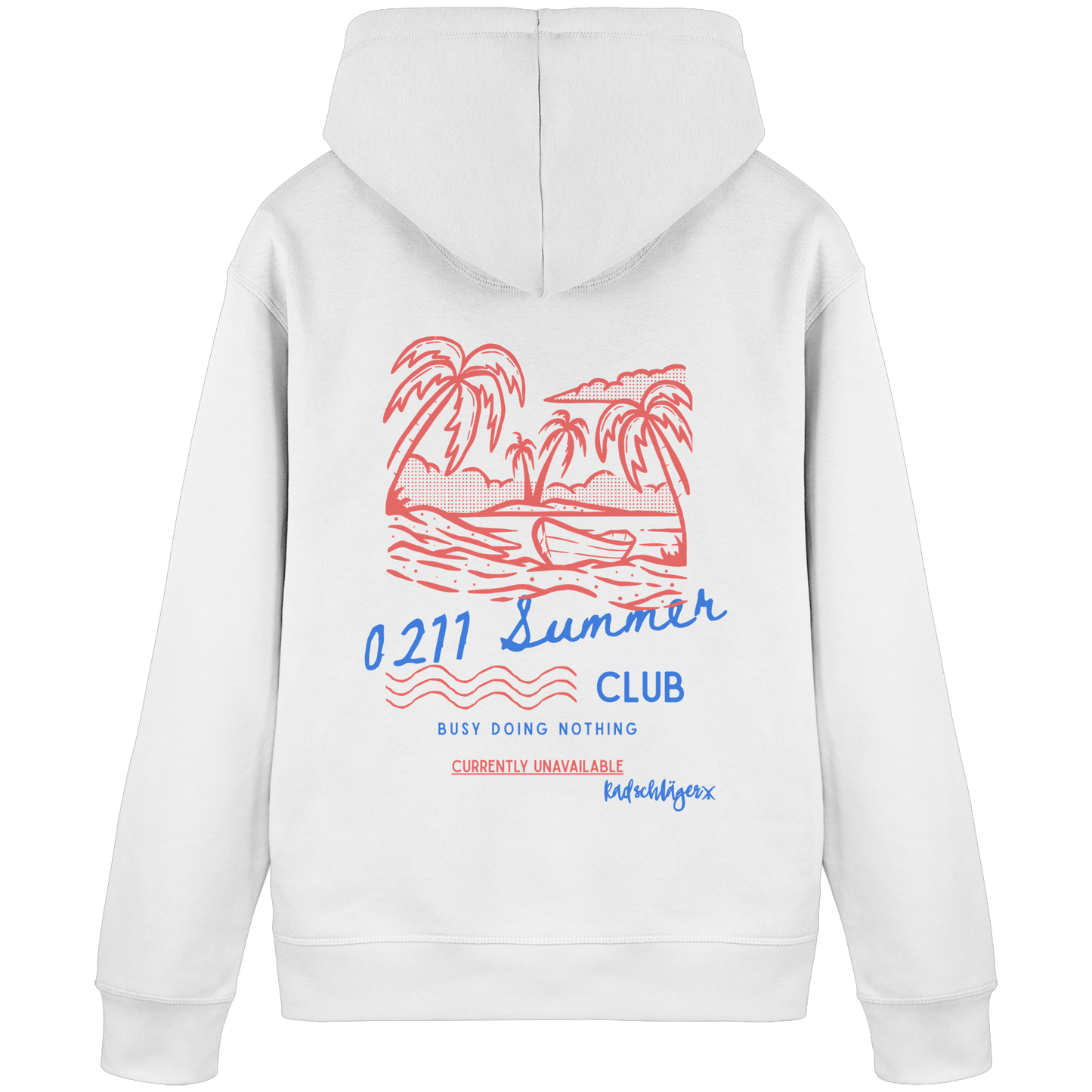 0211 Summer Club - Island State of Mind - Organic Basic Hoodie