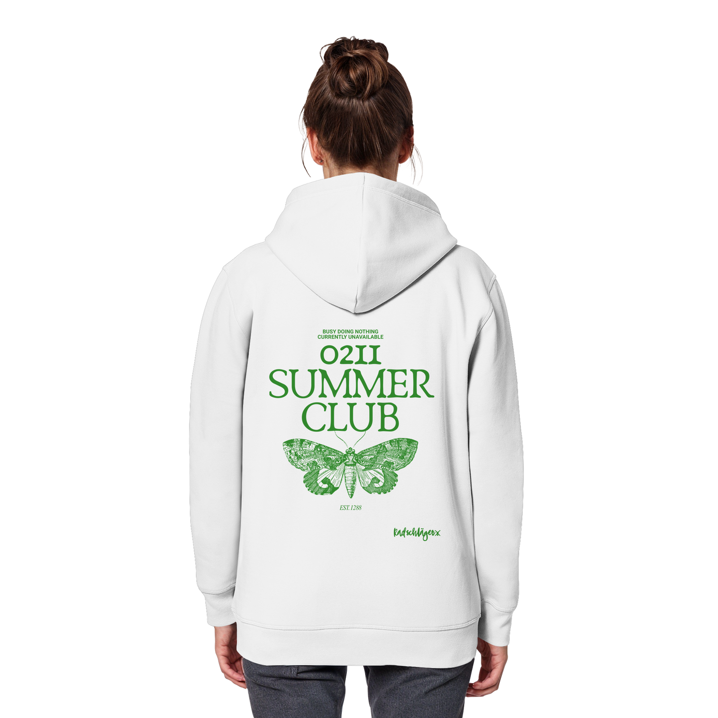 0211 Summer Club - Green Escape - Organic Basic Hoodie