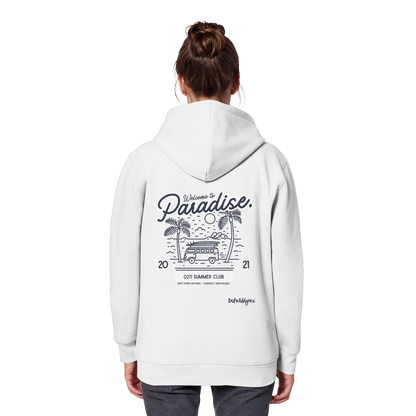 0211 Summer Club - Welcome to Paradise - Organic Basic Hoodie