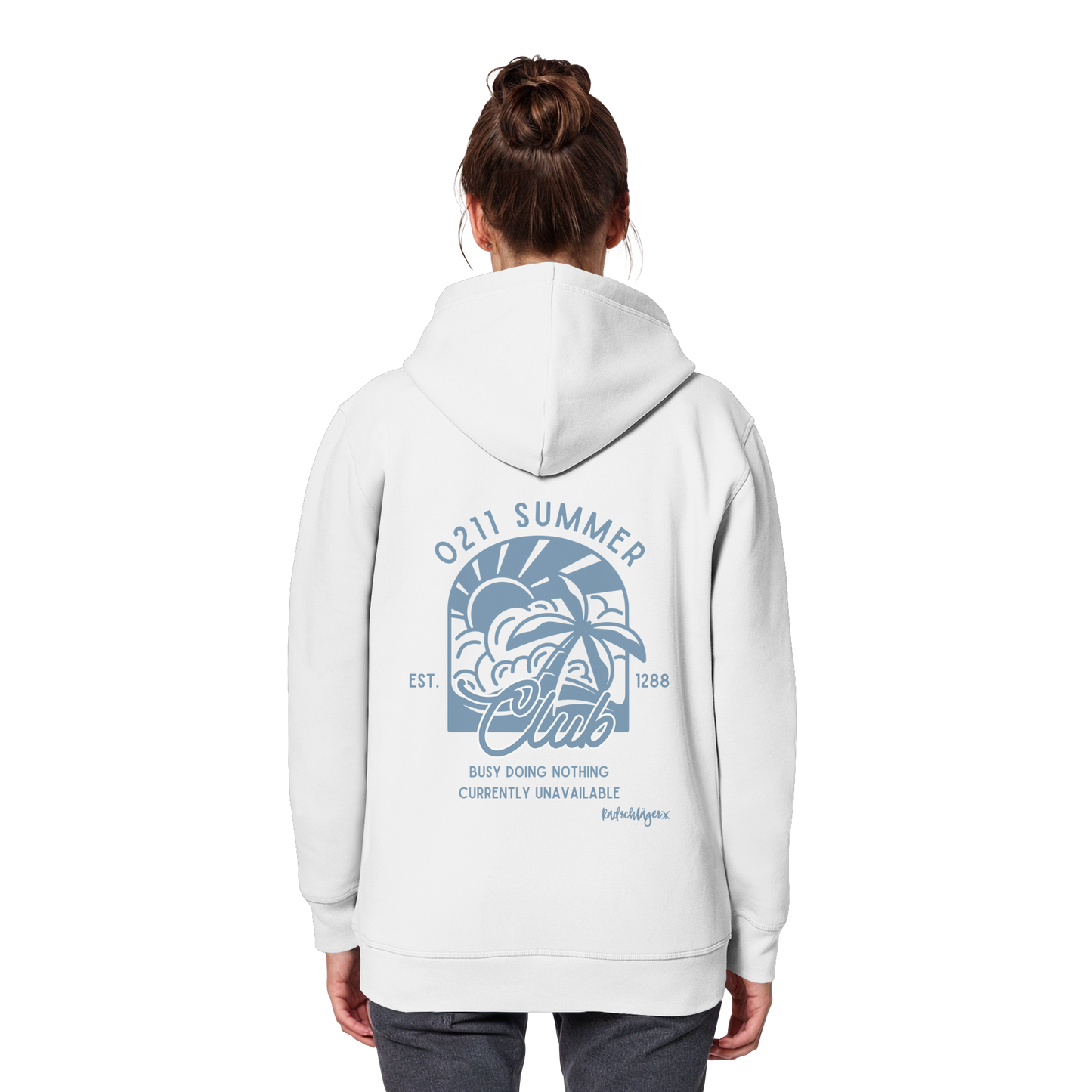 0211 Summer Club - Sunset Routine - Organic Basic Hoodie