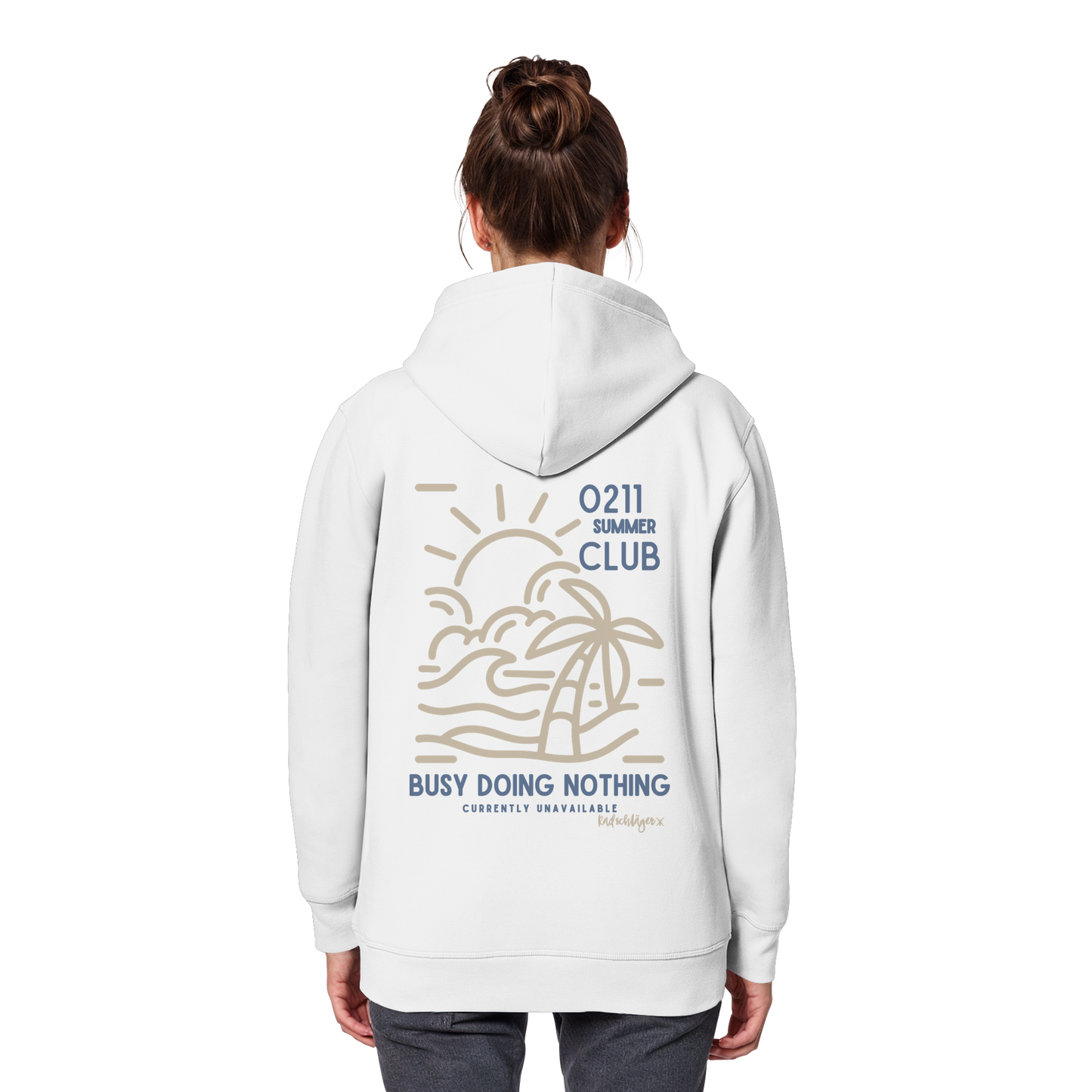 0211 Summer Club - Out of Office - Organic Basic Hoodie