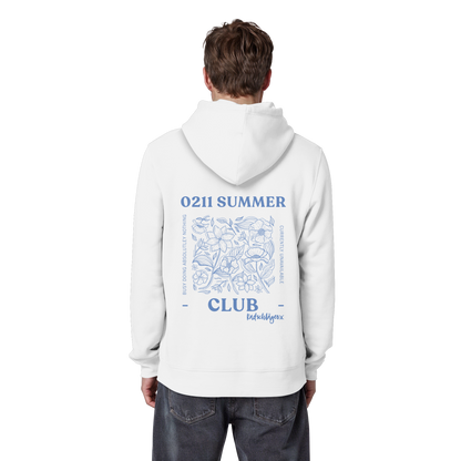 0211 Summer Club - Botanical Drift - Organic Basic Hoodie