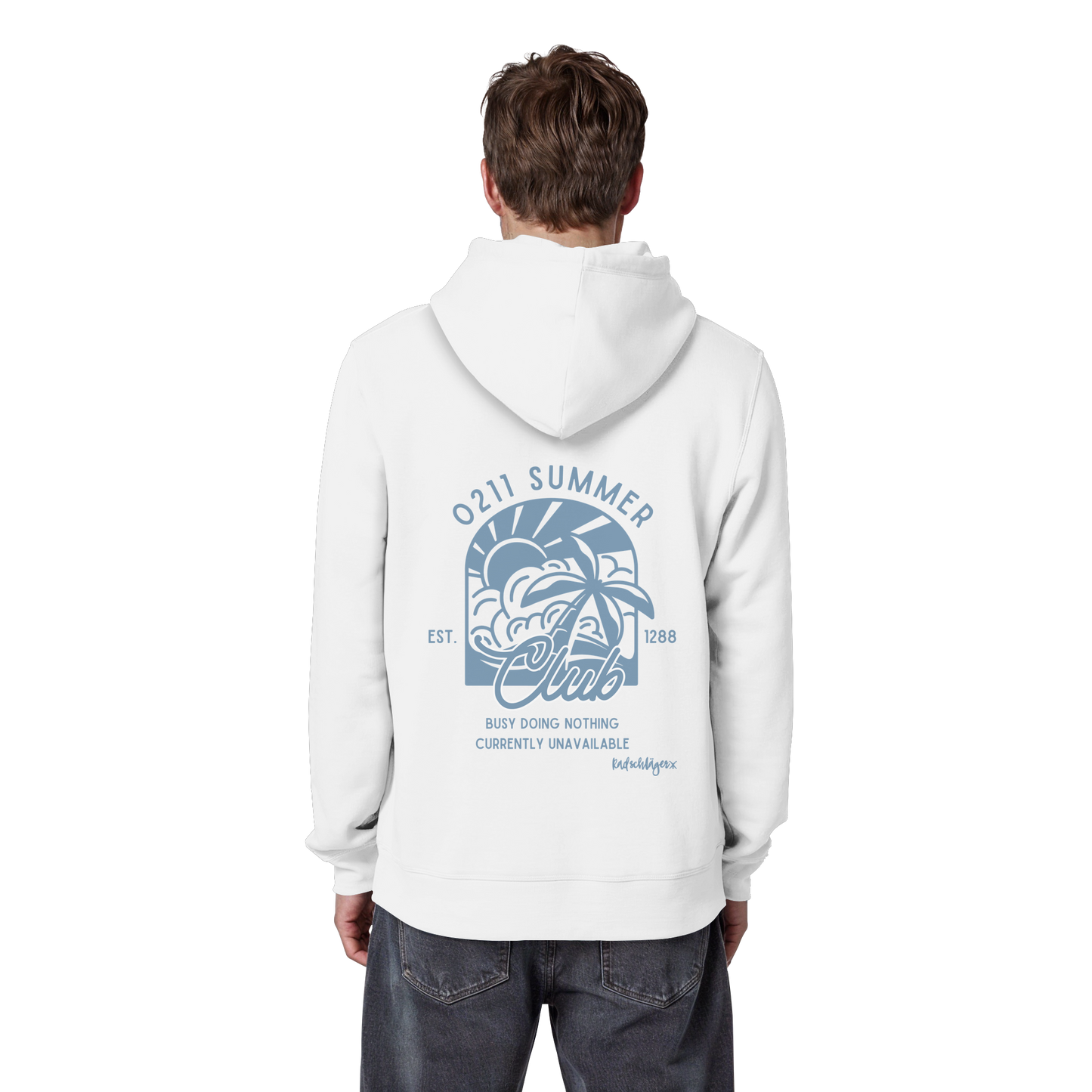 0211 Summer Club - Sunset Routine - Organic Basic Hoodie