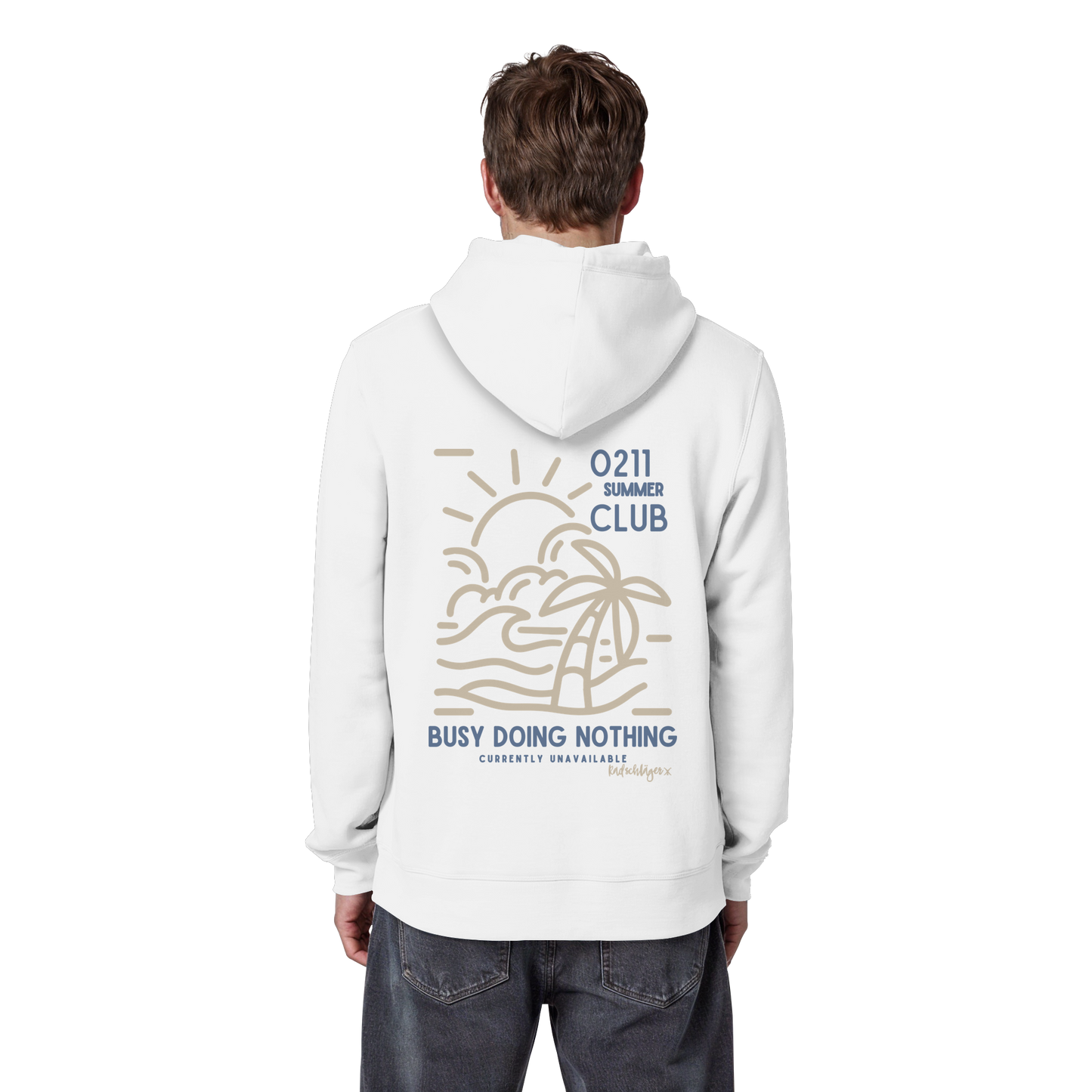 0211 Summer Club - Out of Office - Organic Basic Hoodie