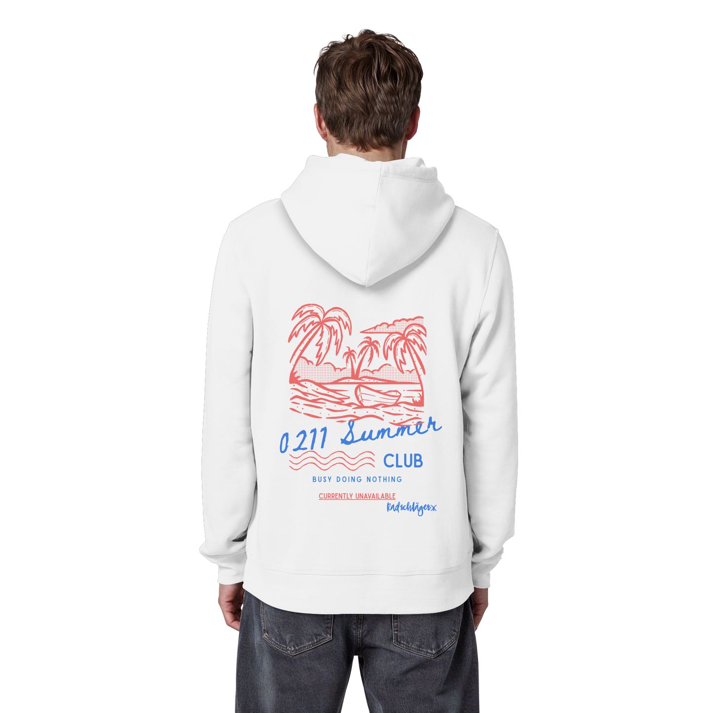 0211 Summer Club - Island State of Mind - Organic Basic Hoodie