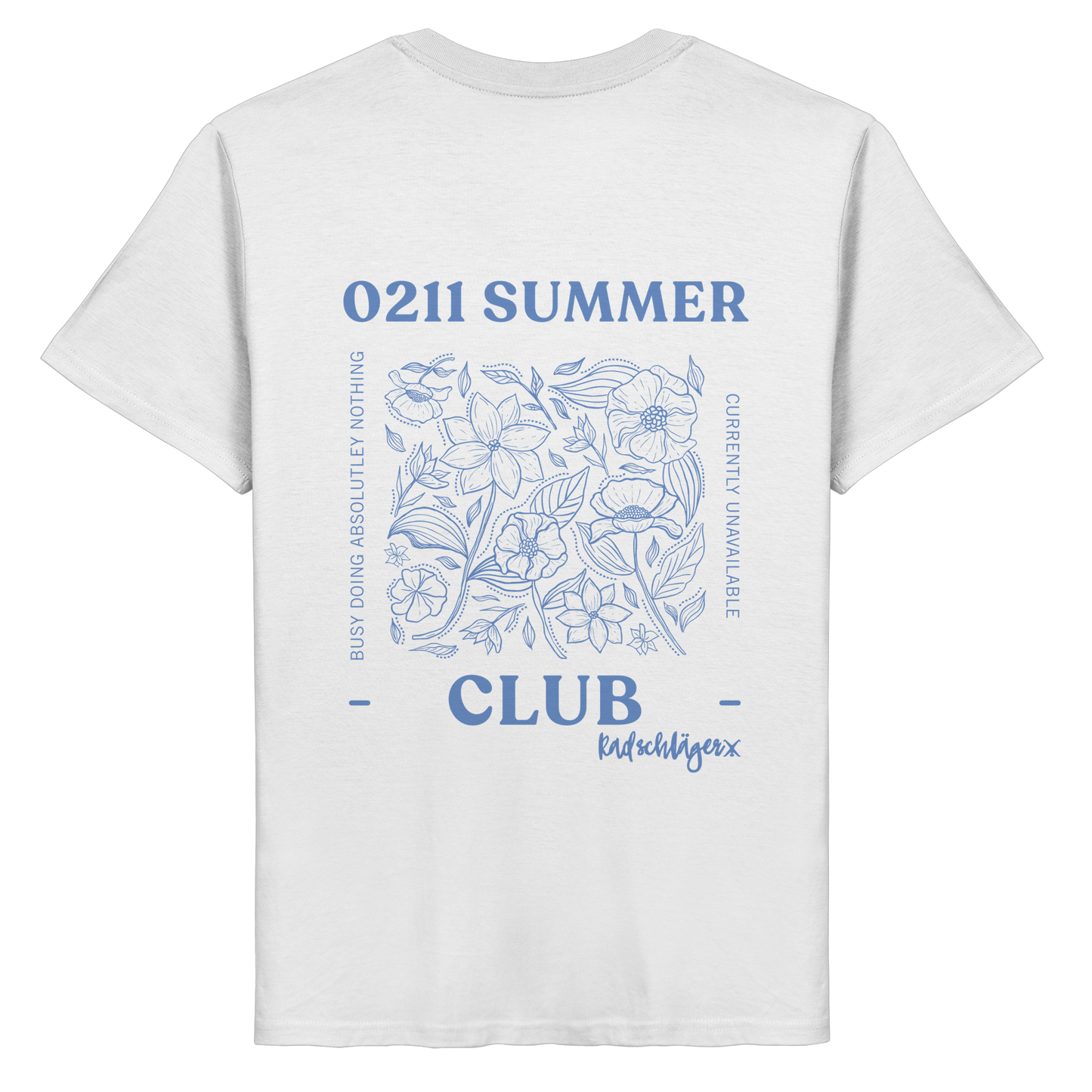 0211 Summer Club - Botanical Drift - Organic Basic Shirt