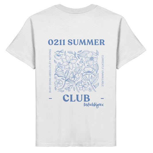 0211 Summer Club - Botanical Drift - Organic Basic Shirt