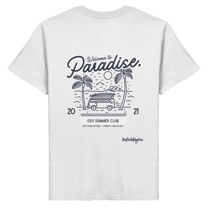 0211 Summer Club - Welcome to Paradise - Organic Basic Shirt